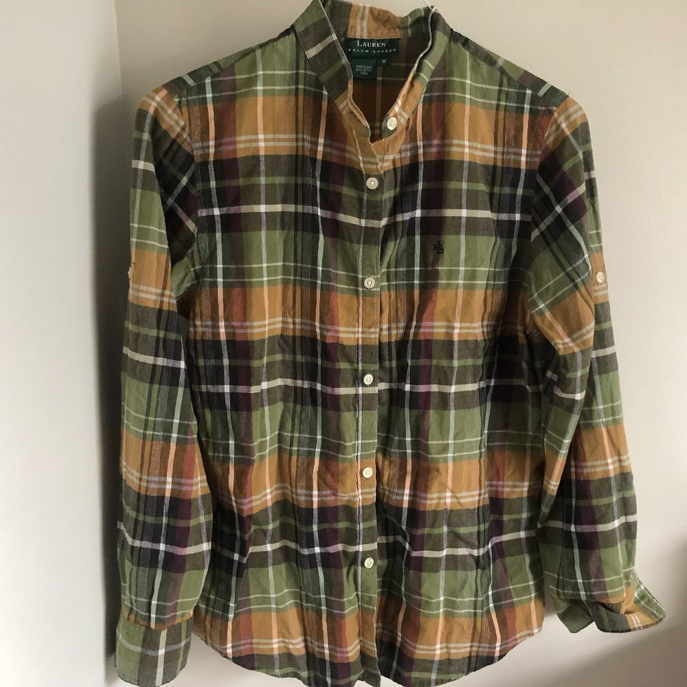 Ralph Lauren Plaid Button Down Shirt